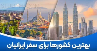 بهترین کشورها برای سفر ایرانیان